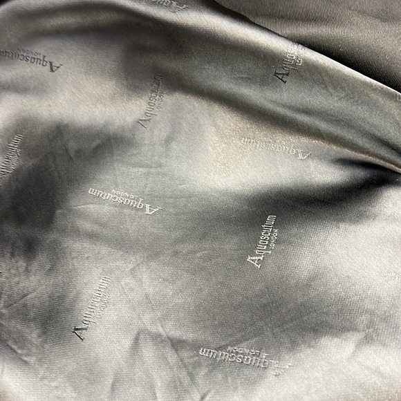 Aquascutum of London Made in England Black Trench Coat - Picture 9 of 11